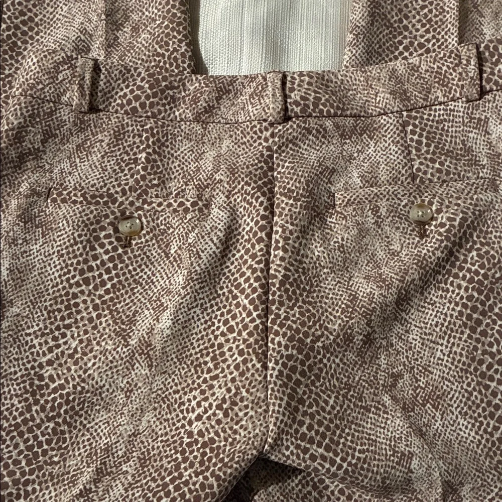 Banana Republic Brown Patterned Pants - Picture 3 of 5